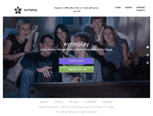 Tablet Screenshot of eyrieplay.com